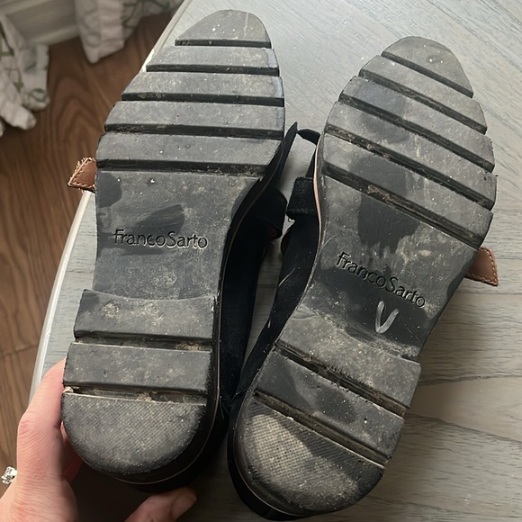 Franco Sarto black suede loafers - Picture 5 of 6